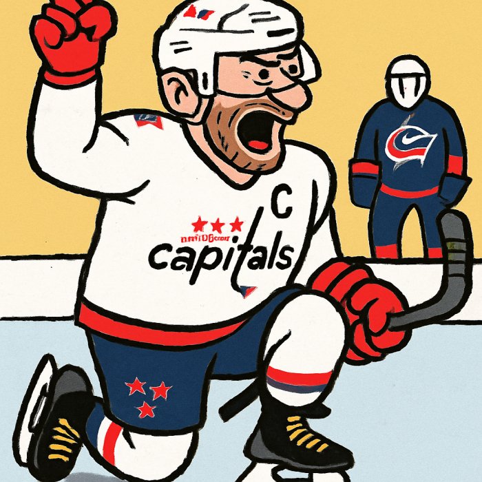 Ovechkin Nets 899th, Capitals Top Blue Jackets 5-1