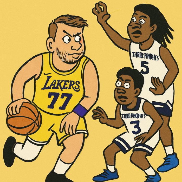 Luka Doncic Leads Lakers to 1st Win with 49-Point Night