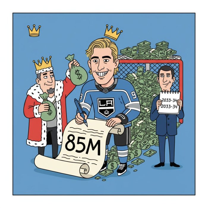 Kings Sign Adrian Kempe to Eight-Year, $85M Extension