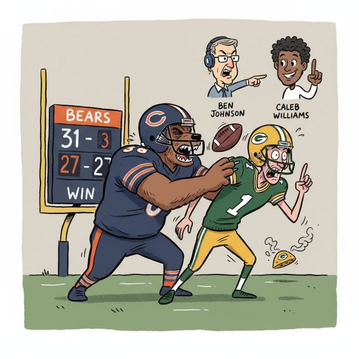 Bears-Packers Rivalry Escalates with Pre-game Chippy Play