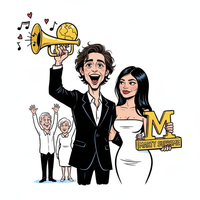 Timothée Chalamet Wins Golden Globe for Marty Supreme