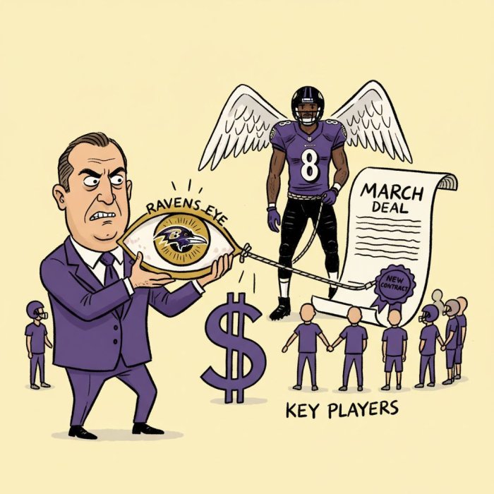 Ravens Eye March Deal for Lamar Jackson, Bisciotti Says