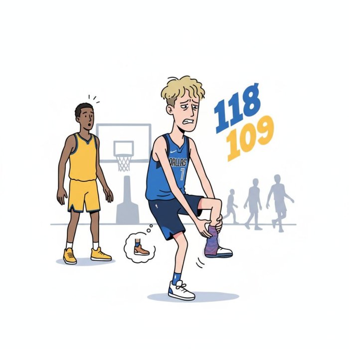 Cooper Flagg Leaves Mavericks-Nuggets Game with Ankle Sprain