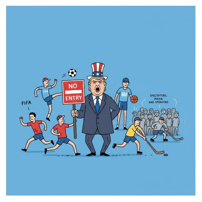 US Names Major Sporting Events Exempt from Trump Visa Ban